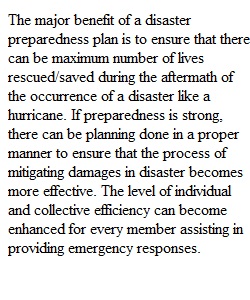Week 1 National Response Framework and Emergency Planning